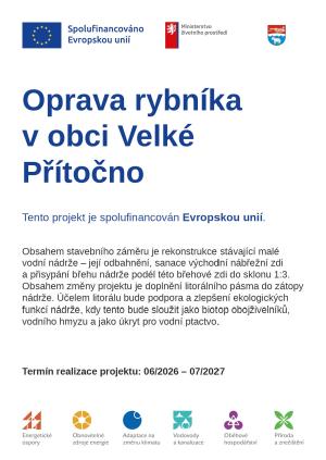 Publicita_AOPK ČR rybník Velké Přítočno